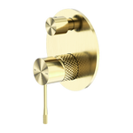 Load image into Gallery viewer, OPAL SHOWER MIXER WITH DIVERTOR BRUSHED GOLD