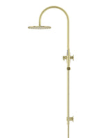 Load image into Gallery viewer, 200mm Round Overhead Shower Set, Single Function Hand Shower - PVD Tiger Bronze
