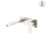 Load image into Gallery viewer, ECCO WALL BASIN/BATH MIXER BRUSHED NICKEL