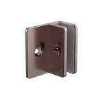 Load image into Gallery viewer, SHOWER F BRACKET 10MM GLASS BRUSHED BRONZE