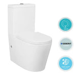 Load image into Gallery viewer, Alzano Rimless Toilet Suite Thick Seat / R&T Cistern