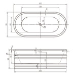 Load image into Gallery viewer, BelBagno Bucciano free standing bath