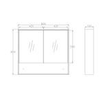 Load image into Gallery viewer, Marlo Matte Black Shaving Cabinet