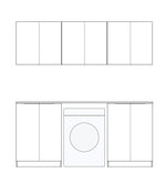 Load image into Gallery viewer, Laundry Kit 1960B Bondi White with Natural Carrara Marble Top