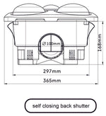 Load image into Gallery viewer, BathLux4 White 4 HEAT 3 IN 1 BATHROOM HEATER
