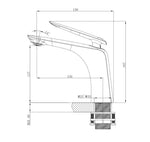 Load image into Gallery viewer, Bellino Gun Metal Grey Basin Mixer Tap