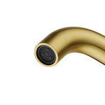 Load image into Gallery viewer, LUCID PIN Series Round Brushed Brass Bathtub/Basin Wall Spout