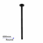 Load image into Gallery viewer, Round Black Ceiling Shower Arm 600mm