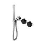 Load image into Gallery viewer, Serenity Progressive Shower System With Marquina Black Handle And Slim Shower Chrome