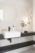 Load image into Gallery viewer, Round Pinless Basin Mixer - Shadow