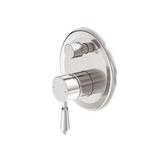 Load image into Gallery viewer, YORK SHOWER MIXER WITH DIVERTOR WITH METAL LEVER BRUSHED NICKEL