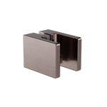 Load image into Gallery viewer, SQUARE SHOWER KNOB HANDLE BRUSHED BRONZE