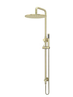 Load image into Gallery viewer, Round Combination Shower Rail, 300mm Rose, Single Function Hand Shower - PVD Tiger Bronze