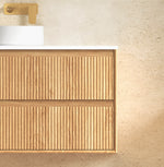 Load image into Gallery viewer, Byron Fluted with Stone Top