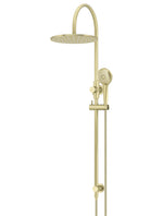 Load image into Gallery viewer, 300mm Round Overhead Shower Rail, Three Function Hand Shower - PVD Tiger Bronze
