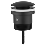 Load image into Gallery viewer, Black Pop Up Waste Universal