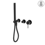 Load image into Gallery viewer, MECCA SHOWER MIXER DIVERTOR SYSTEM SEPARATE BACK PLATE MATTE BLACK