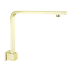 Load image into Gallery viewer, SQUARE SWIVEL SHOWER ARM BRUSHED GOLD