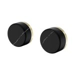 Load image into Gallery viewer, Serenity Wall Top Assembly With Marquina Black Handle Brushed Gold