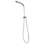 Load image into Gallery viewer, Square Chrome Shower Station without Shower Head and Handheld Shower(Stainless Steel Hose)