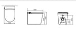 Load image into Gallery viewer, Modena Wall Faced Intelligent Toilet - low level installation