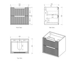 Load image into Gallery viewer, Byron Fluted with Stone Top