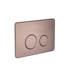 Load image into Gallery viewer, IN WALL TOILET PUSH PLATE BRUSHED BRONZE
