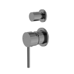 Load image into Gallery viewer, DOLCE SHOWER MIXER WITH DIVERTOR SEPARATE BACK PLATE GUN METAL