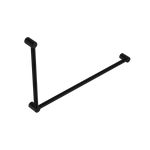 Load image into Gallery viewer, MECCA CARE 32MM DDA GRAB RAIL SET 90 DEGREE 600X1000MM MATTE BLACK