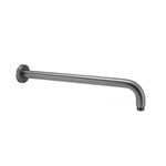 Load image into Gallery viewer, Round Gun Metal Grey Wall Straight Shower Arm 400mm