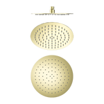 Load image into Gallery viewer, 250MM ROUND STAINLESS STEEL SHOWER HEAD 250MM 4 STAR RATING BRUSHED GOLD