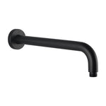 Load image into Gallery viewer, Round Black Wall Straight Shower Arm 400mm