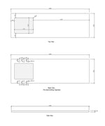 Load image into Gallery viewer, Laundry Kit 1960C Bondi White with Cloudy Carrara Top