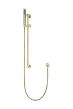 Load image into Gallery viewer, Round Hand Shower on Rail Column - PVD Tiger Bronze