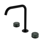 Load image into Gallery viewer, Serenity Bath/Kitchen Set Edge Spout With Verde Alpi Handle Matte Black