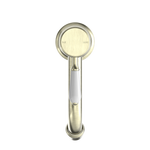 Load image into Gallery viewer, YORK STRAIGHT BASIN MIXER WITH WHITE PORCELAIN LEVER AGED BRASS