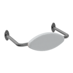 Load image into Gallery viewer, MECCA CARE DDA TOILET BACKREST GUN METAL