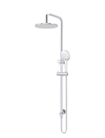 Load image into Gallery viewer, Round Combination Shower Rail 200mm Rose, Three Function Hand Shower - Chrome