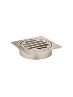 Load image into Gallery viewer, Square Floor Grate Shower Drain 80mm outlet - Champagne