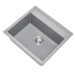 Load image into Gallery viewer, Concrete Grey Carysil Waltz 560FE Granite Single Bowl Stone Kitchen Sink 560*510mm