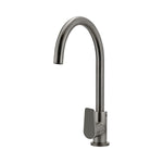 Load image into Gallery viewer, Round Paddle Gooseneck Kitchen Mixer Tap - Shadow