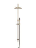 Load image into Gallery viewer, Round Combination Shower Rail 200mm Rose, Single Function Hand Shower - Champagne