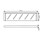Load image into Gallery viewer, RUSHY Series Brushed Nickel Stainless Steel Shelf