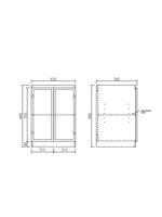 Load image into Gallery viewer, Mini Laundry 650mm Hampshire White with Pure White Top