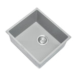 Load image into Gallery viewer, Concrete Grey Carysil Magic Salsa Granite Single Bowl Stone Kitchen Sink 457*406mm