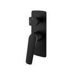 Load image into Gallery viewer, AU Series Square Black Wall Mixer with Diverter