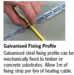 Load image into Gallery viewer, Galvanised Fixing Profile 25m roll