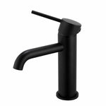 Load image into Gallery viewer, LUCID PIN Series Round Black Basin Mixer