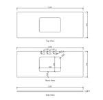 Load image into Gallery viewer, Laguna Black American Oak Wall Hung Vanity