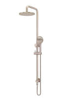 Load image into Gallery viewer, Round Combination Shower Rail 200mm Rose, Three Function Hand Shower - Champagne